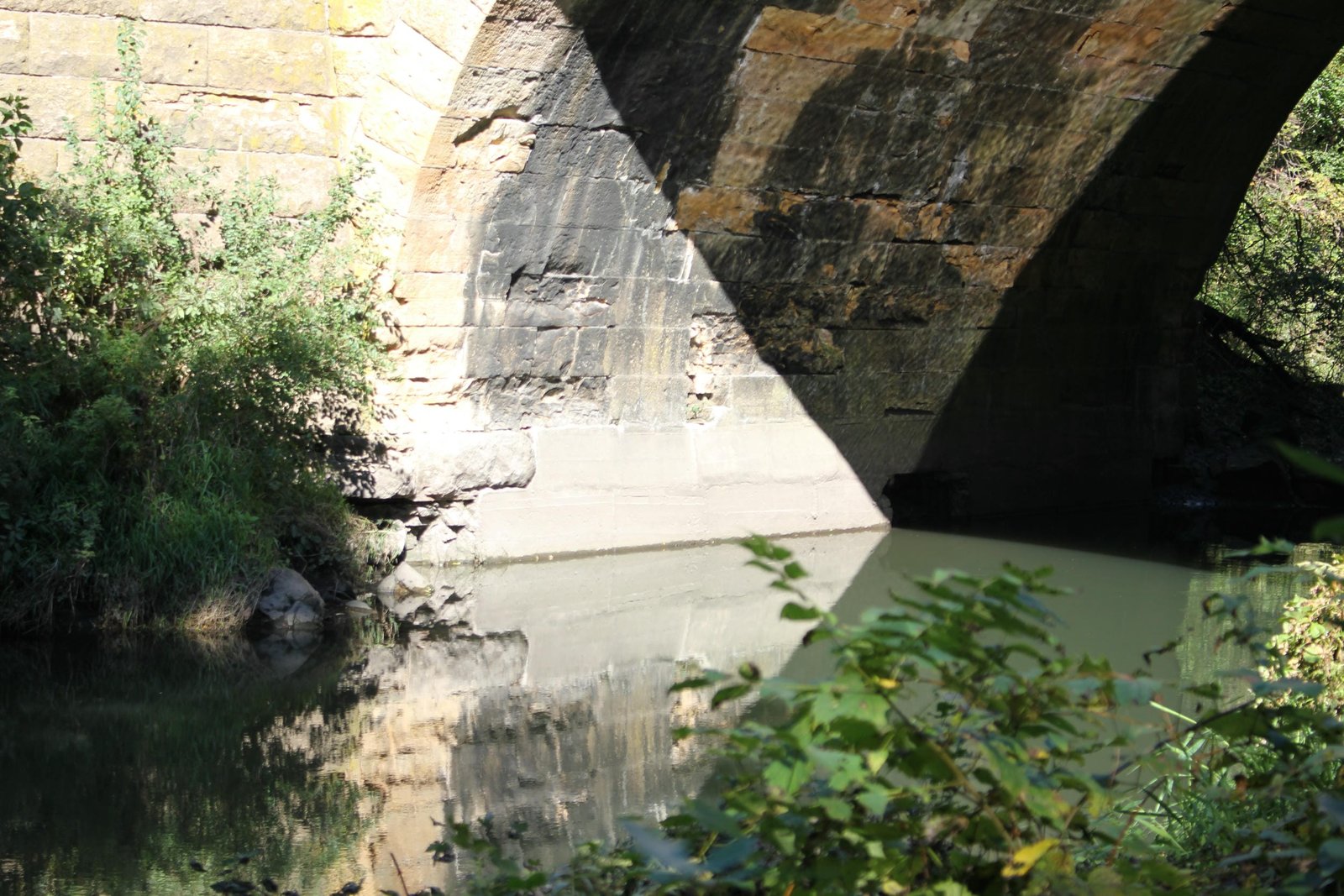 West abutment base